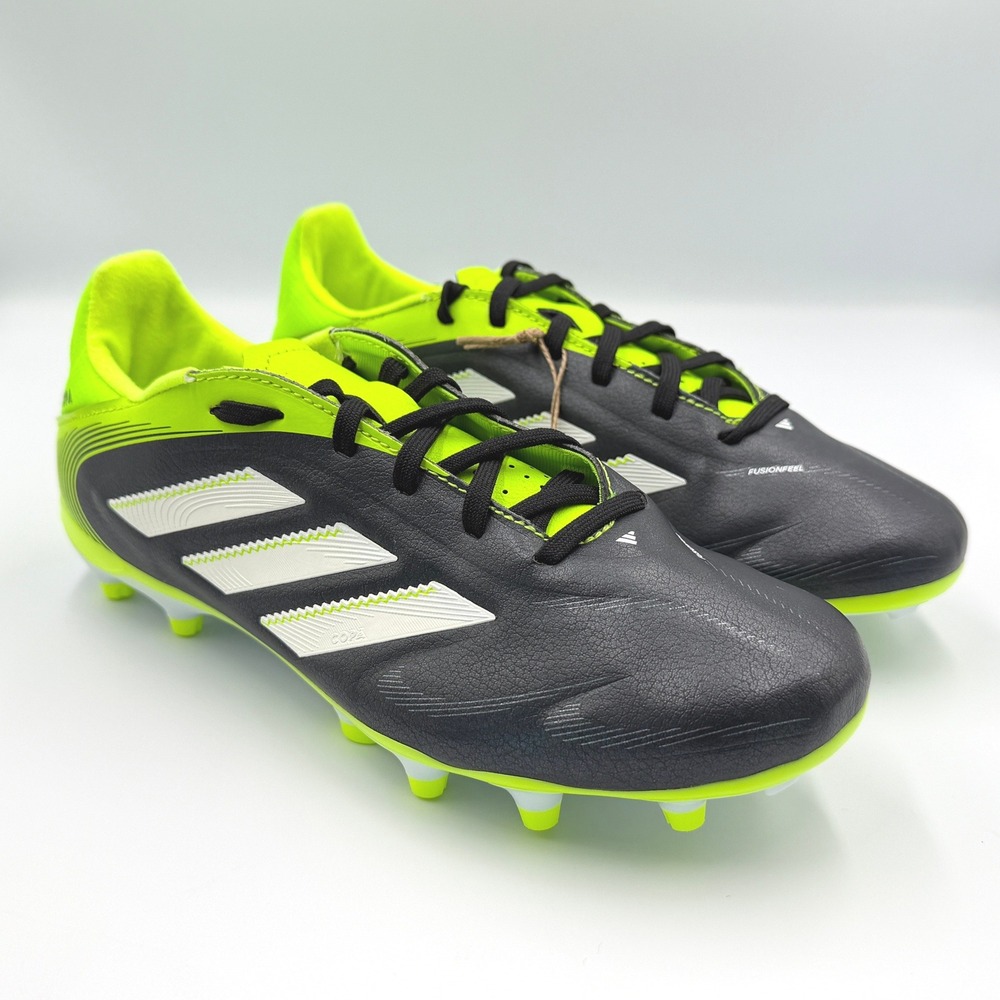 Adidas Copa Pure III League Mens 6.5 W 7.5 Black Yellow JH6298 Soccer Cleats NEW